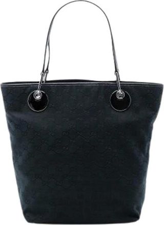 Gucci Pre-owned Tote Bags, female, Black, Size: ONE SIZE Pre-owned The Eclipse Tote Bag