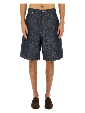ハーフ・ショートパンツ ETRO SS23 BERMUDA SHORTS WITH FLORAL PRINT (1W774_41170500) Etro Shorts | The RealReal