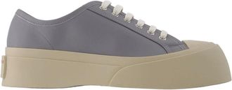 Marni Pablo Sneaker - Heren - Schoenen - Grijs - Maat: 42 EU Leer