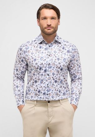 Eterna Langarmhemd ETERNA COMFORT FIT, Herren, Gr. 50, Normalgr&ouml;ssen, sand, Twill, 100% Baumwolle, normal, Manschette, Hemden Langarmhemd, NON IRON (b&uuml;gelfre