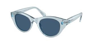 Swarovski SK6025F Asian Fit 106555 Womens Sunglasses Blue Size 48
