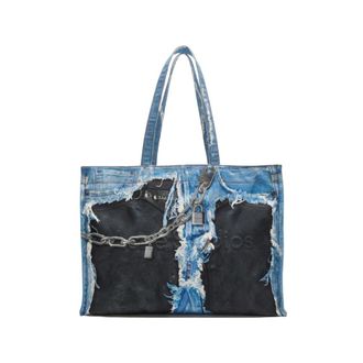 Acne Studios Denim Print Tote