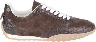 Tod's 13M Sneakers - Dames - Sneakers - Bruin - 39 EU - Leer - Schoenen
