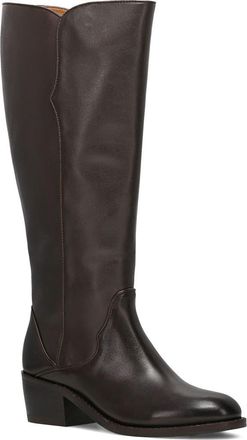 Frye Carson 2 Piping Knee High Boot in Dark Brown at Nordstrom, Size 7.5