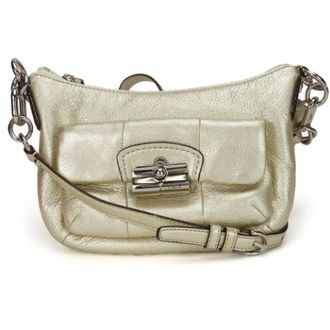 Coach Pre-owned borse di pelle a tracolla - - Pre-owned - Donna - Giallo - ONE SIZE