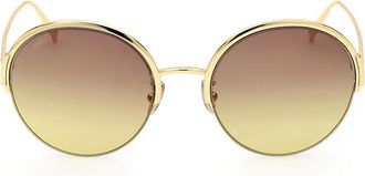 Tod's TO0359 30F Womens Sunglasses Gold Size 56