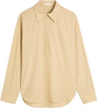The Row The Row Margan Cotton-poplin Shirt - Sand - 8 (UK12 / M)