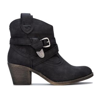 Rocket Dog Womens Satire Lane Boots in Black Faux Leather (archived) - Size UK 4