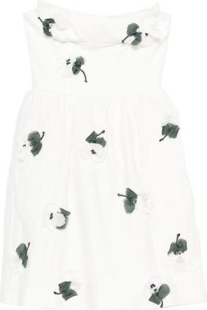 Shushu/Tong Floral Ruffle Mini Dress