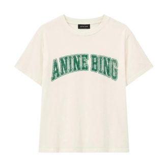 Anine Bing Dames, Tops, Beige, Maat: L Katoen