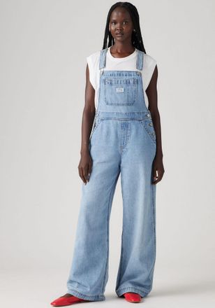 Levi's Overall LEVIS XL OVERALL, Damen, Gr. L (40), N-Gr, invested indigo overall, Web, Obermaterial: 100% Baumwolle, unifarben, regular fit kn&ouml;chellang, Ove