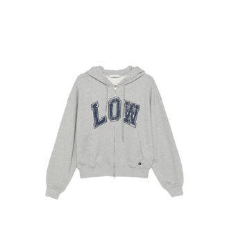 Low Classic Logo-print Zip-up Hoodie