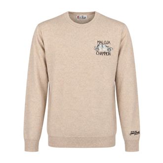 MC2 Saint Barth Jersey de cuello redondo - Knitwear - Hombre - Beige - 2XL
