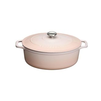 Chasseur Cacerola Ovalada De Hierro Fundido De 33 Cm Color Champ&aacute;n - Puc473301a - Chasseur