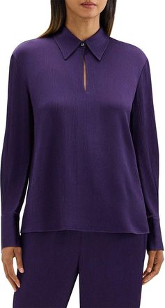 Theory Slit Collar Pullover