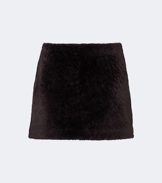 Arma Minigonna Melody in shearling