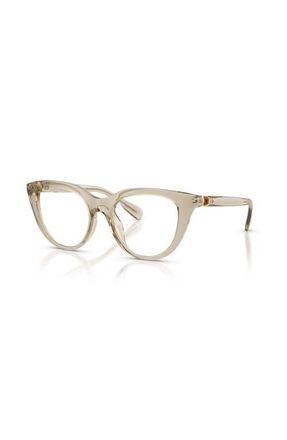 Swarovski 49mm Cat Eye optical glasses in Beige at Nordstrom