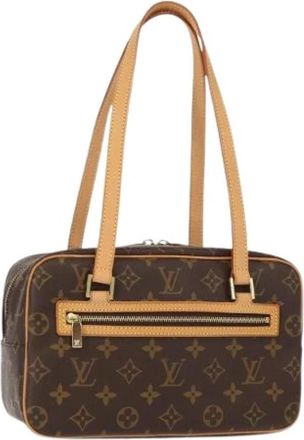 Louis Vuitton Pre-owned Canvas Schoudertas - Dames - Vintage Schoudertas - Bruin - ONE Size - Vintage