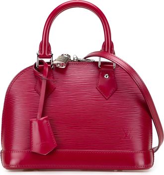 Louis Vuitton Pre-owned Womens Alma Tophandle Handbag - Brown Leather - One Size