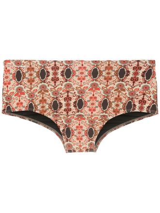 Amir Slama Costume da bagno con stampa astratta - Multicolore