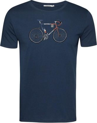 Greenbomb Bike Jacques Guide T-Shirt T-Shirt f&uuml;r Herren | blau