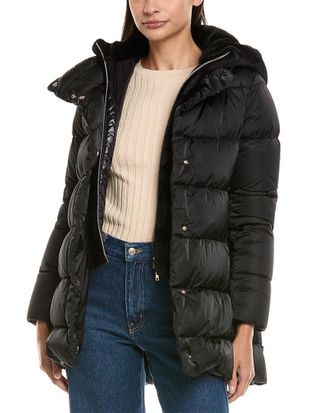 Herno Velvet Puffer Down Coat