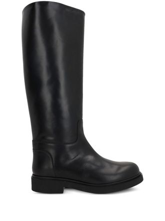 Legres leather knee boots - Black