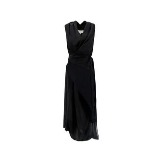 Maison Margiela Dames, Jurken, Zwart, Maat: XS
