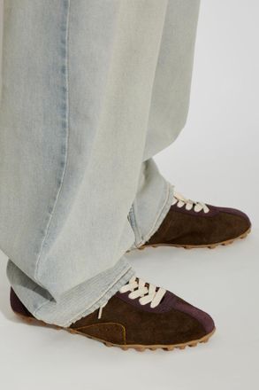 Maison Margiela Sprinters Low-Top Sneakers, Womens, Brown
