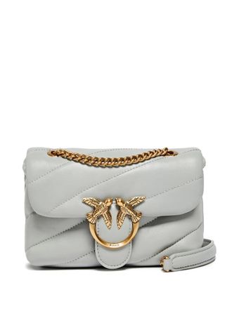 Pinko baby Love quilted chain cross body bag - Grey
