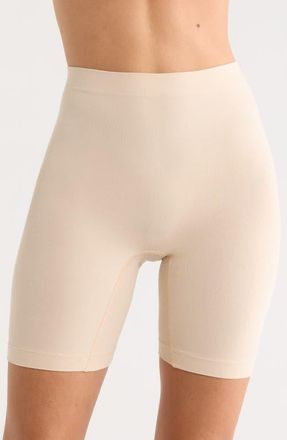 Nordstrom Seamless Comfort Slip Shorts in Beige Smoke at Nordstrom, Size X-Large