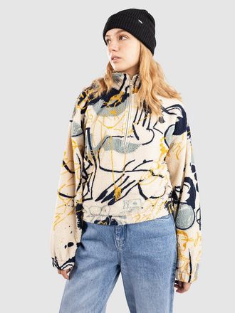 Iriedaily Arkta Teddy Troyer Zip Hoodie wit
