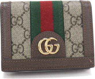 Gucci Beige Pvc Wallet (Bi-Fold) (Pre-Owned)