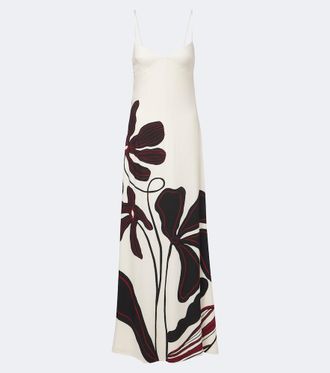 Cala de la Cruz Pontevedra floral maxi dress