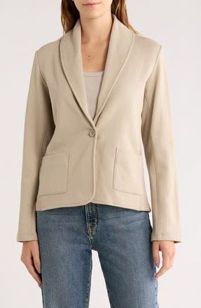 James Perse Shawl Collar Blazer in Light Tan at Nordstrom Rack, Size 0 (Fits Like 00 Us)