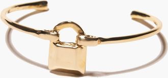 Odette New York Lock Cuff In Brass