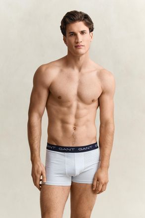 GANT Men 3-Pack Striped Trunks (XXXL) MARINE