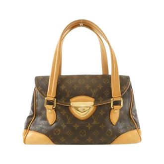 Louis Vuitton Pre-owned Handbags, female, Brown, Size: ONE SIZE Pre-owned Beverly Monogram Shoulder Bag
