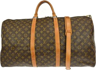 Louis Vuitton Pre-owned Weekend Bags, female, Brown, Size: ONE SIZE Pre-owned Keepall Duffle Bag