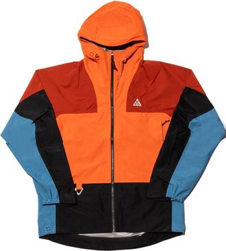 Nike Storm-FIT ADV ACG Contrast Color Stitching Zipper Hooded Long Sleeves Jacket Mens Colorblock DB3559-817