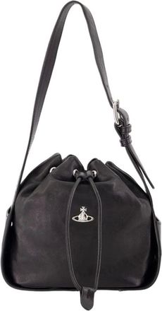 Vivienne Westwood Tassen, Dames, Zwart, ONE Size, Leer, Stacey Schoudertas