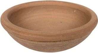 Foreside Home And Garden Natural Terracotta Serving Bowl in Orange at Nordstrom