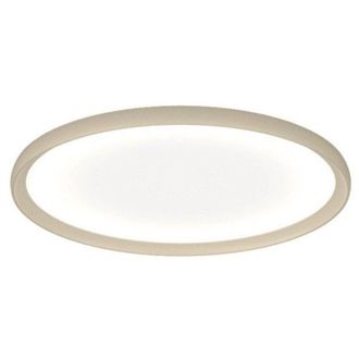Top-Light Plafoniera moderna top light plana 1221 60 led cct switch metallo acrilico, finitura metallo sabbia