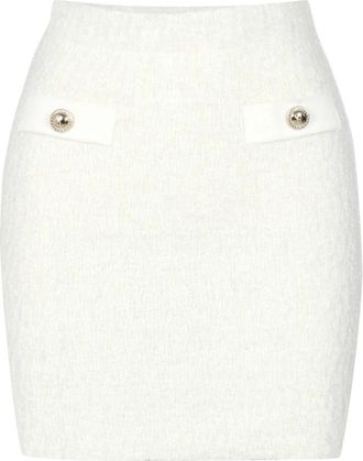 Simona Corsellini Short Skirt - Dames - Korte rokken - Wit - M - Rokken