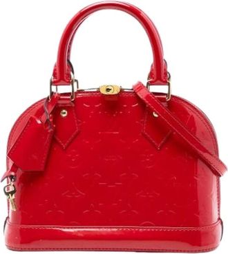 Louis Vuitton Pre-owned Handbags, female, Red, Size: ONE SIZE Pre-owned Alma BB