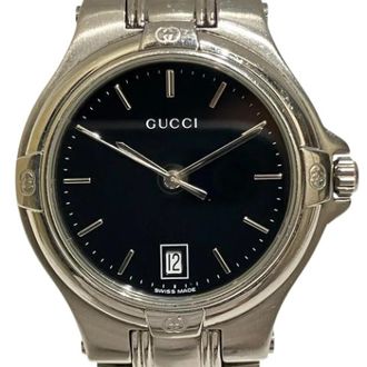 Gucci Pre-owned 9040M Polshorloge - Heren - Vintage Horloges - Zwart - ONE Size - Vintage