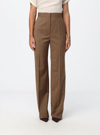 Max Mara Pantaloni Cambusa classici in lana vergine con motivo gessato