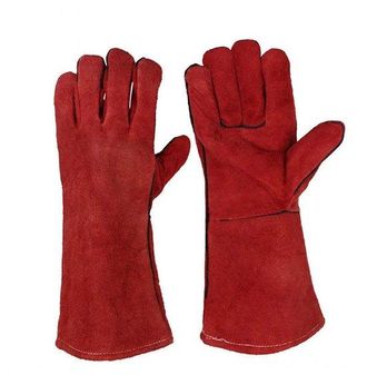 OEM Guantes De Soldadura De Cuero Resistentes Al Calor Para Estufas De Le&ntilde;a, Barbacoas Y Jardiner&iacute;a (para Hombre)