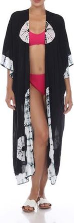 Boho Me Tie Dye Ruana in Black at Nordstrom Rack, Size Large/x-Large