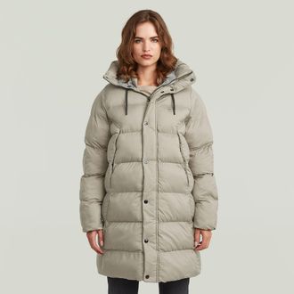 G-Star Whistler Parka Puffer - Beige - Dames